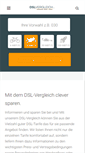 Mobile Screenshot of dslvergleich.net